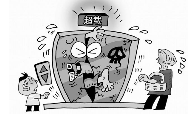 电梯载货超重会不会关门？